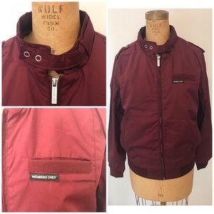 UNISEX Members Only Classic Bomber Jacket